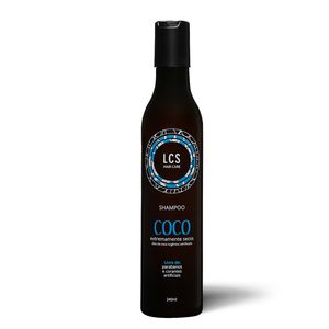 Shampoo Coco Lcs Para Tratamento de Cabelos Ressecados 240 ml
