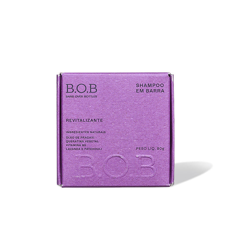 Shampoo Em Barra Revitalizante - B.o.b - Slowbeauty